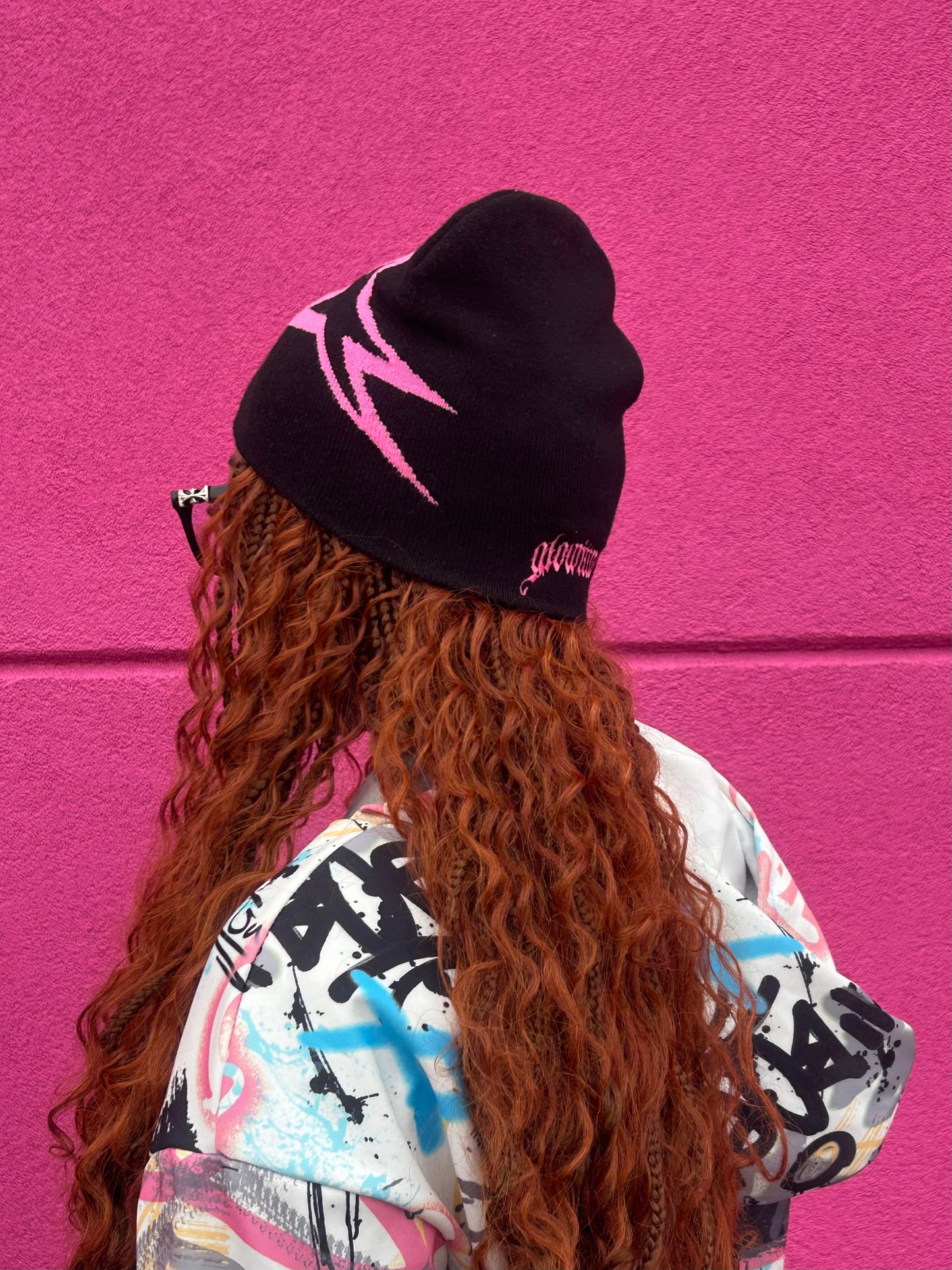 Pink Noir Beanie